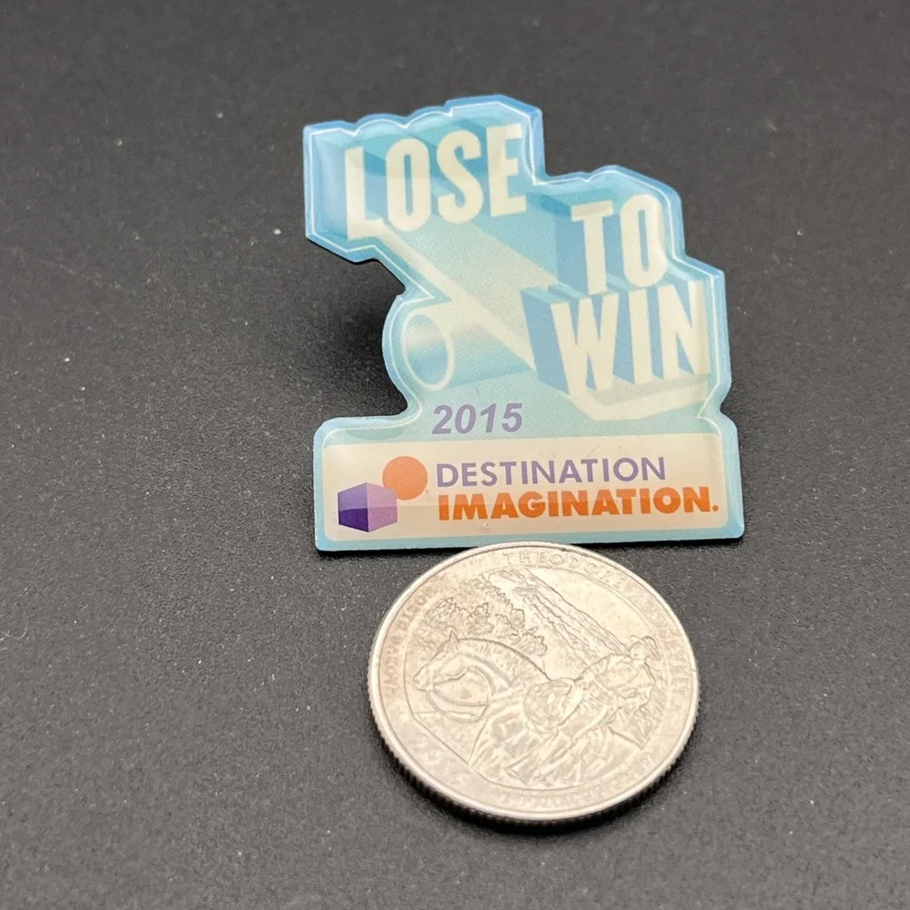 Destination Imagination DI Lose To Win 2015 Lapel Hat Pin‎